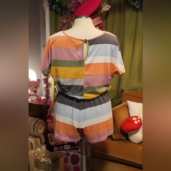 Maria Multicolored Romper Large - Picture 3 of 4